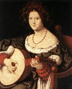SOLARI, Andrea The Lute Player fg Norge oil painting reproduction